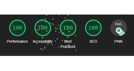 Chrome Lighthouse Score